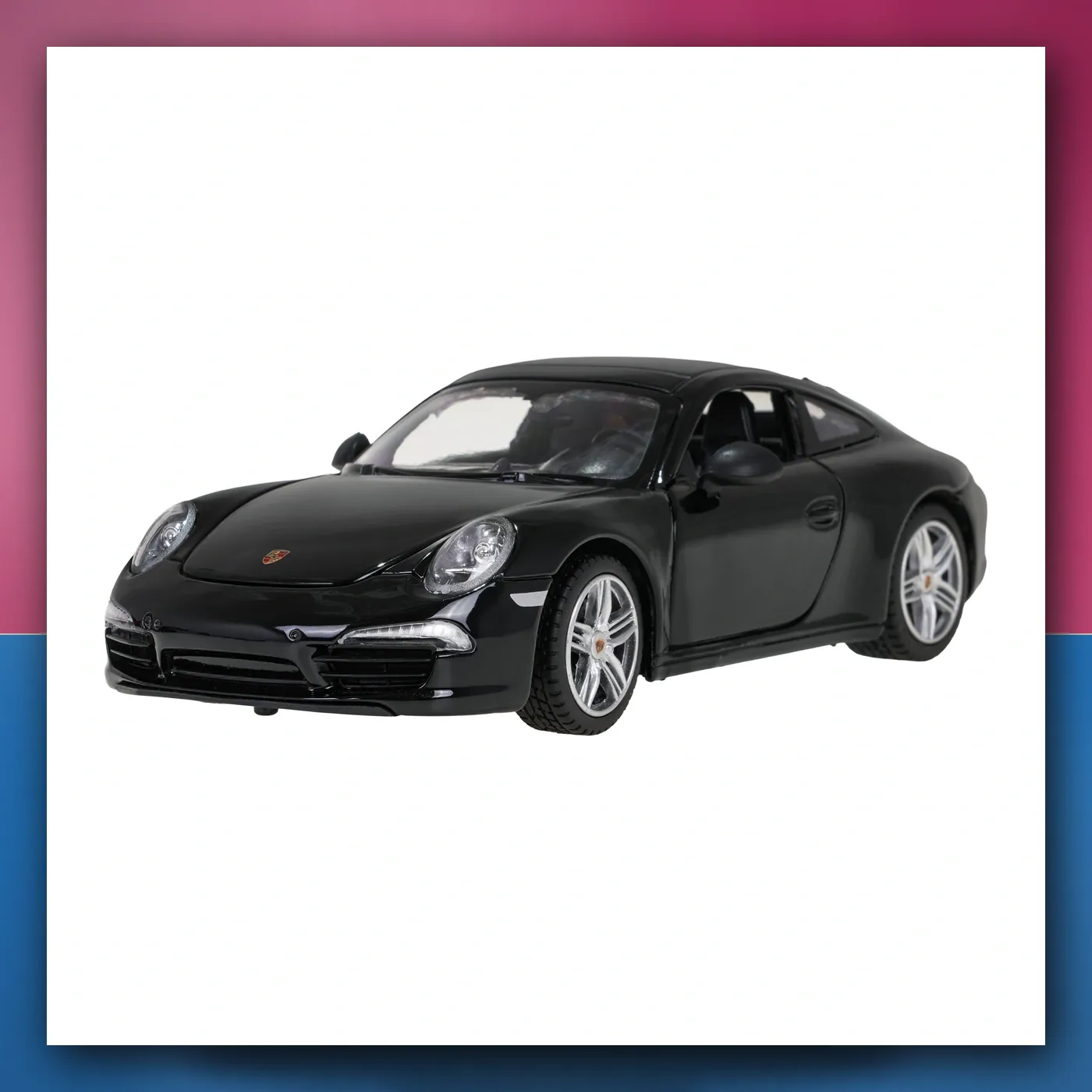 Metalni automobil Porsche 911 1:24 crni RASTAR