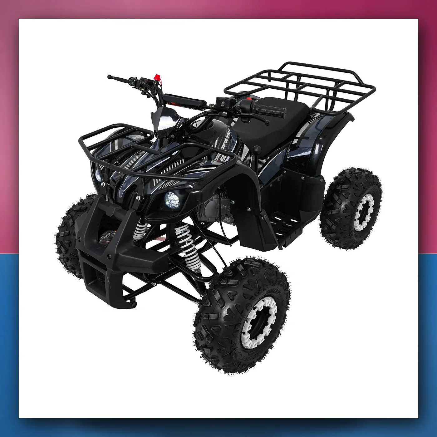 Četverocikl na akumulator Motorni WILDPEAK 110cc crni - slika 1