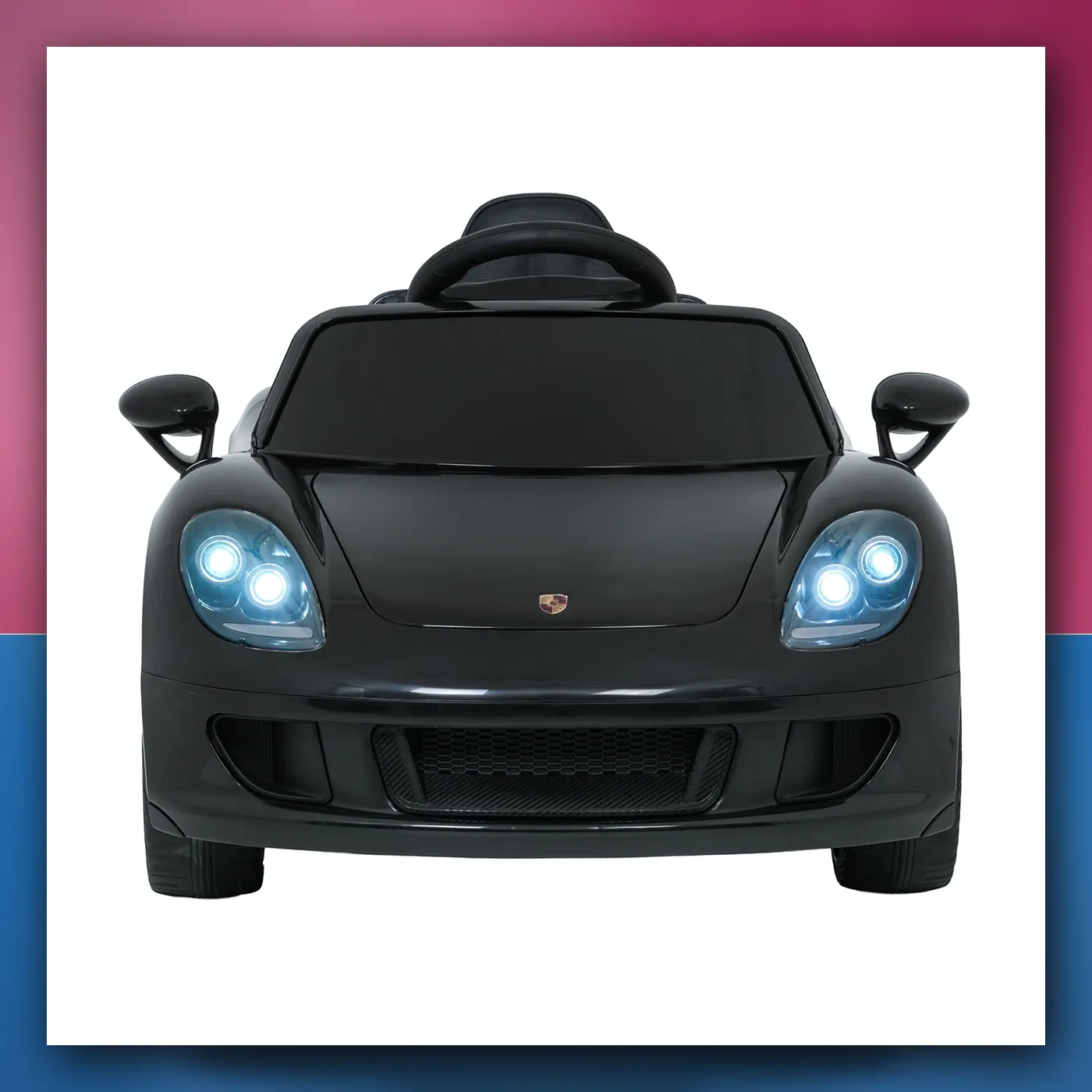 Auto na akumulator Porsche 911 Carrera crni - slika 1