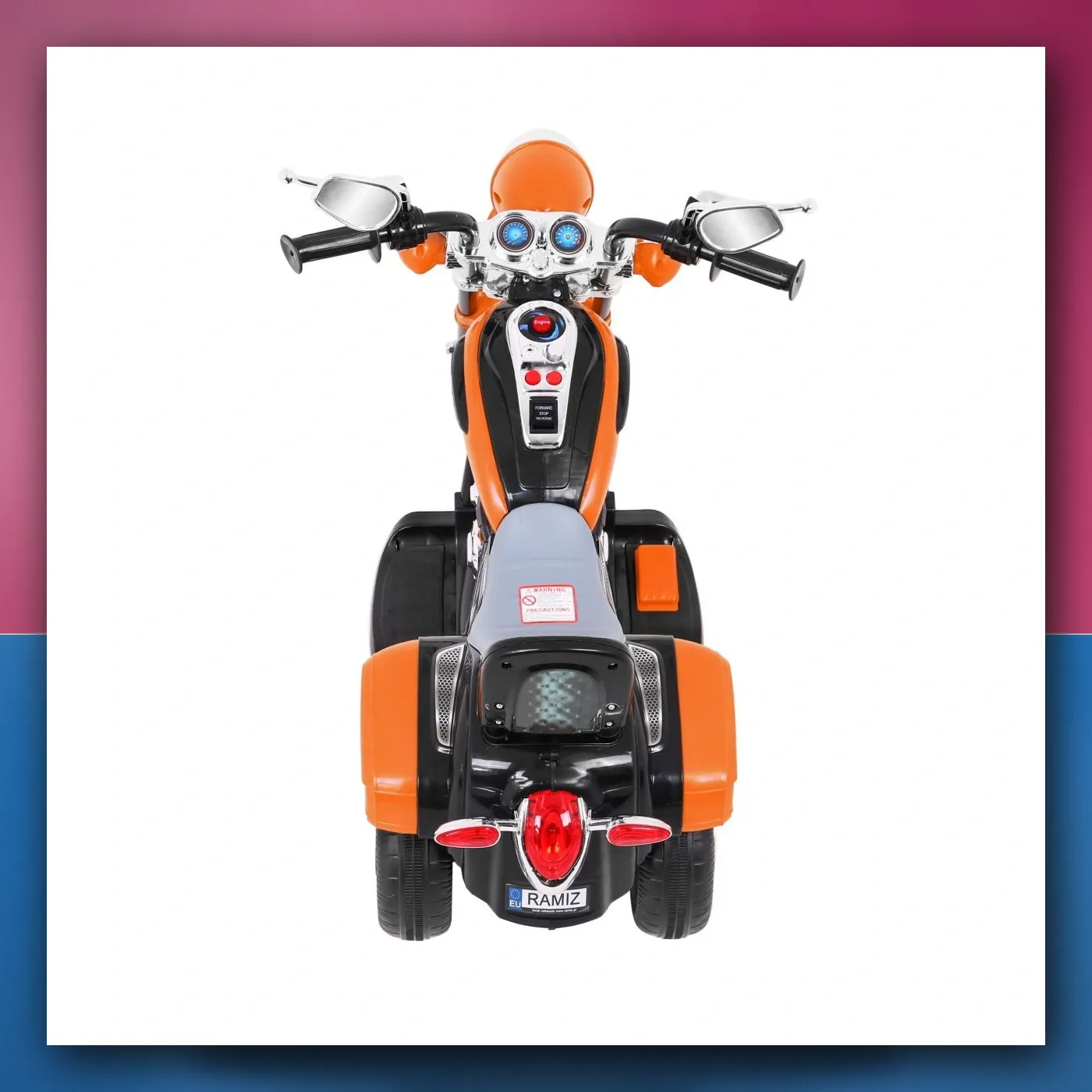 Motorić Sjekira NightBike narančasti - slika 1