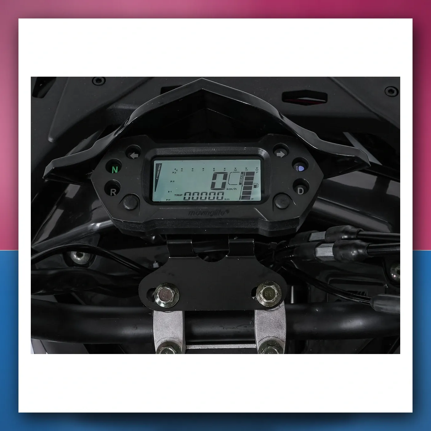 Četverocikl na akumulator Motorni 200CC MONSTER narančasti - slika 1