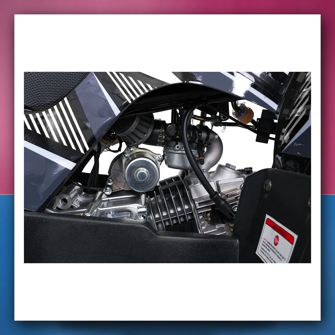 Četverocikl na akumulator Motorni WILDPEAK 110cc crni - slika 1