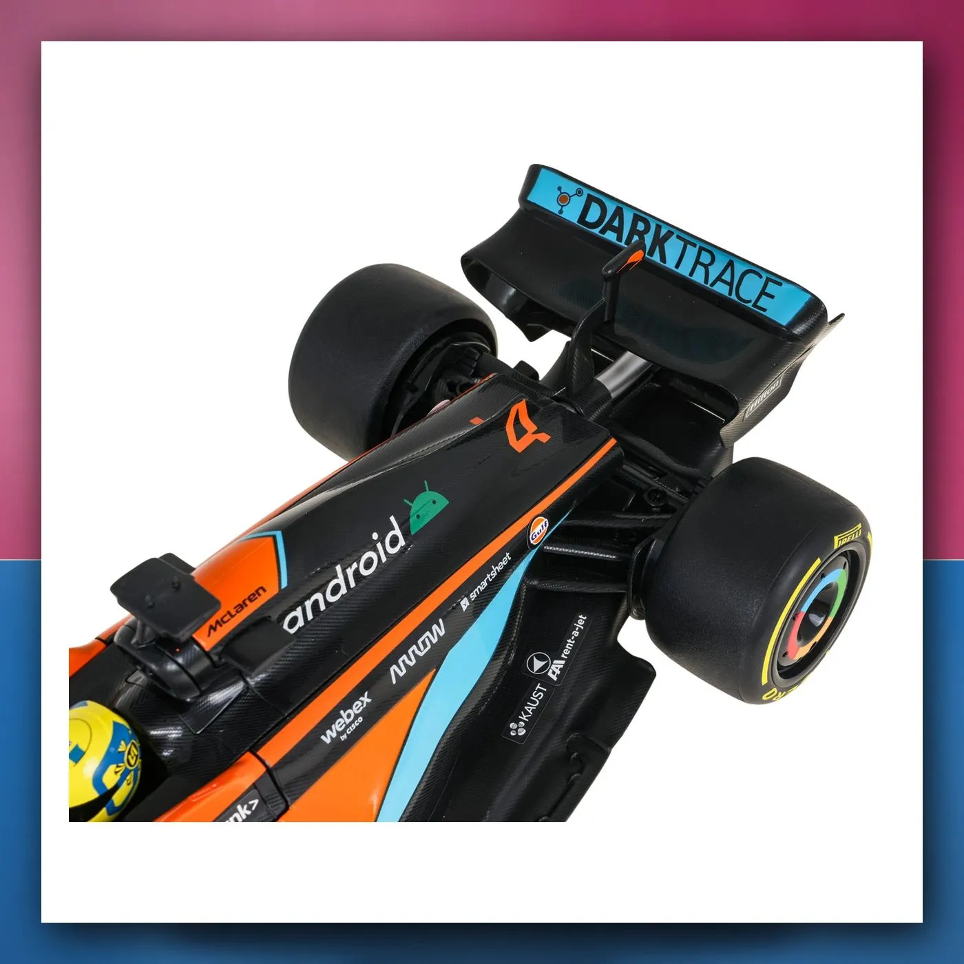 Bolid na daljinsko upravljanje McLaren F1 MCL36 1:12 narančasti RASTAR