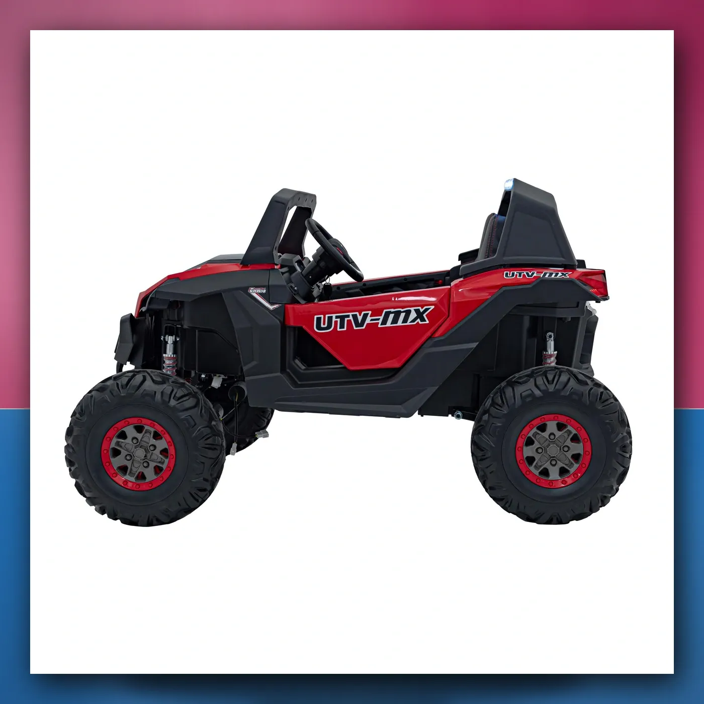 Buggy na akumulator UTV - MX 2000N crveni - slika 1