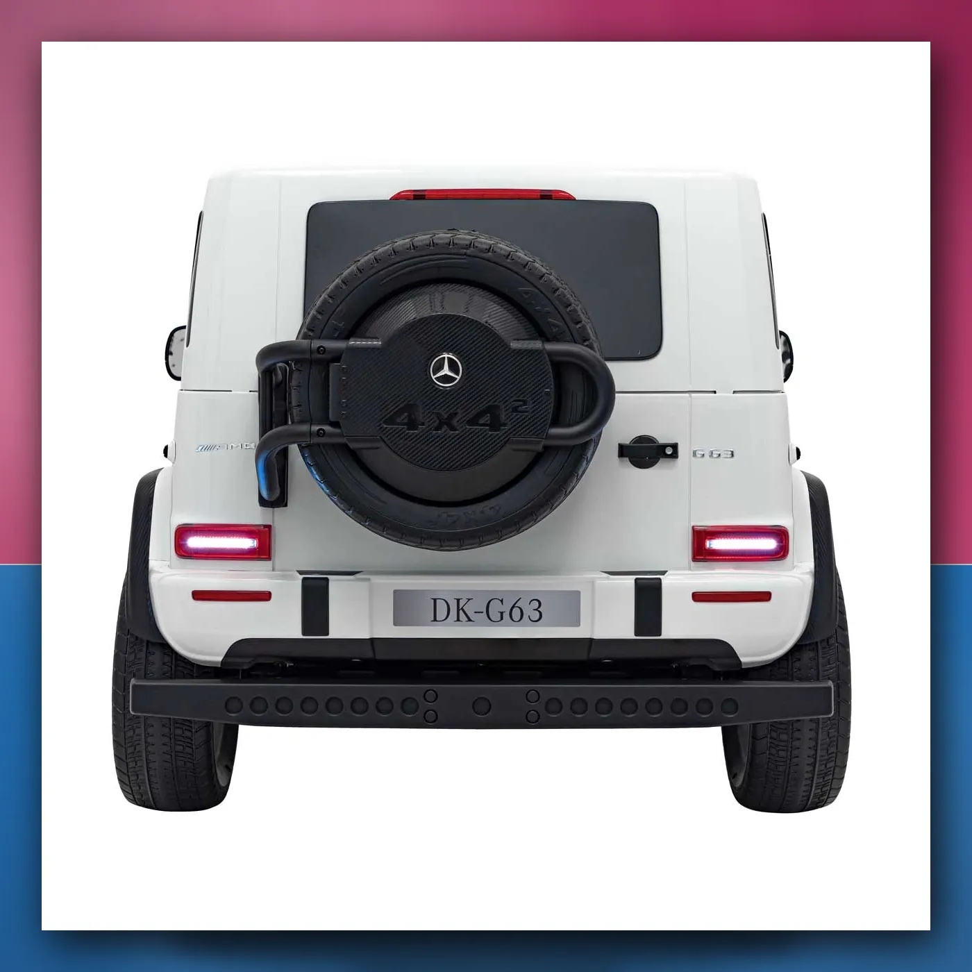 Auto na akumulator Mercedes Benz G63 AMG XXL STRONG bijeli - slika 1