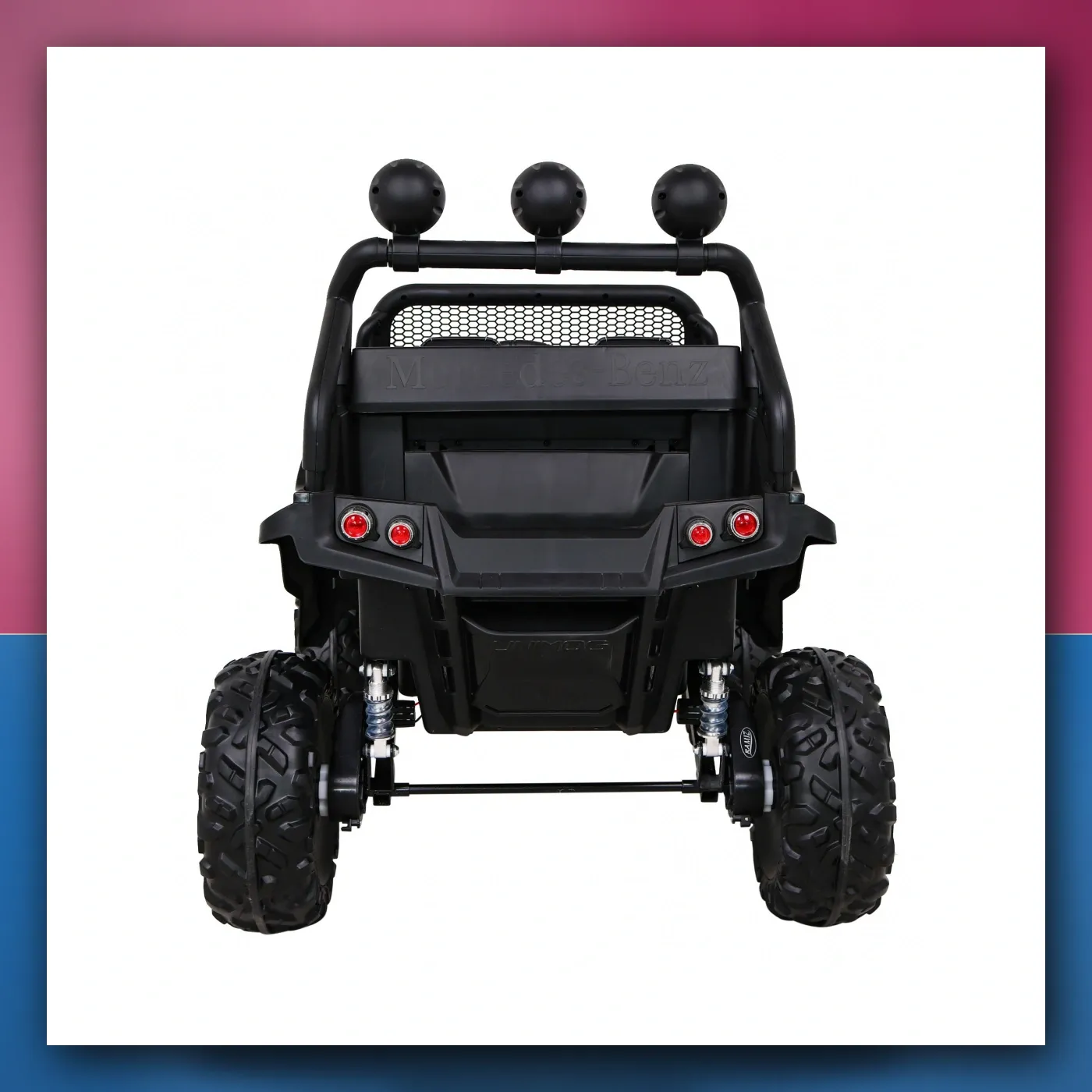 Mercedes Benz Unimog za djecu crni + Terenski 4x4 - slika 1