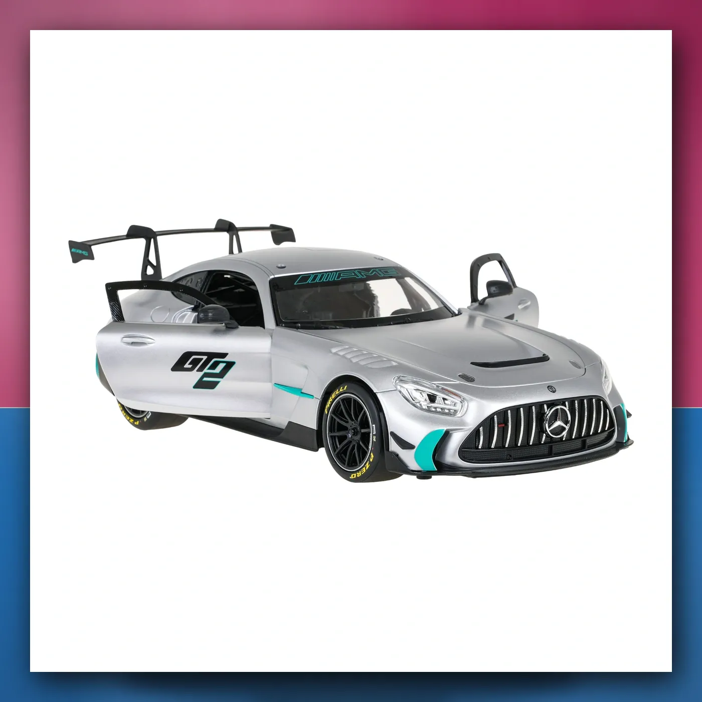 RC autić 1: 14 Mercedes - AMG GT2 Siv RASTAR - slika 1