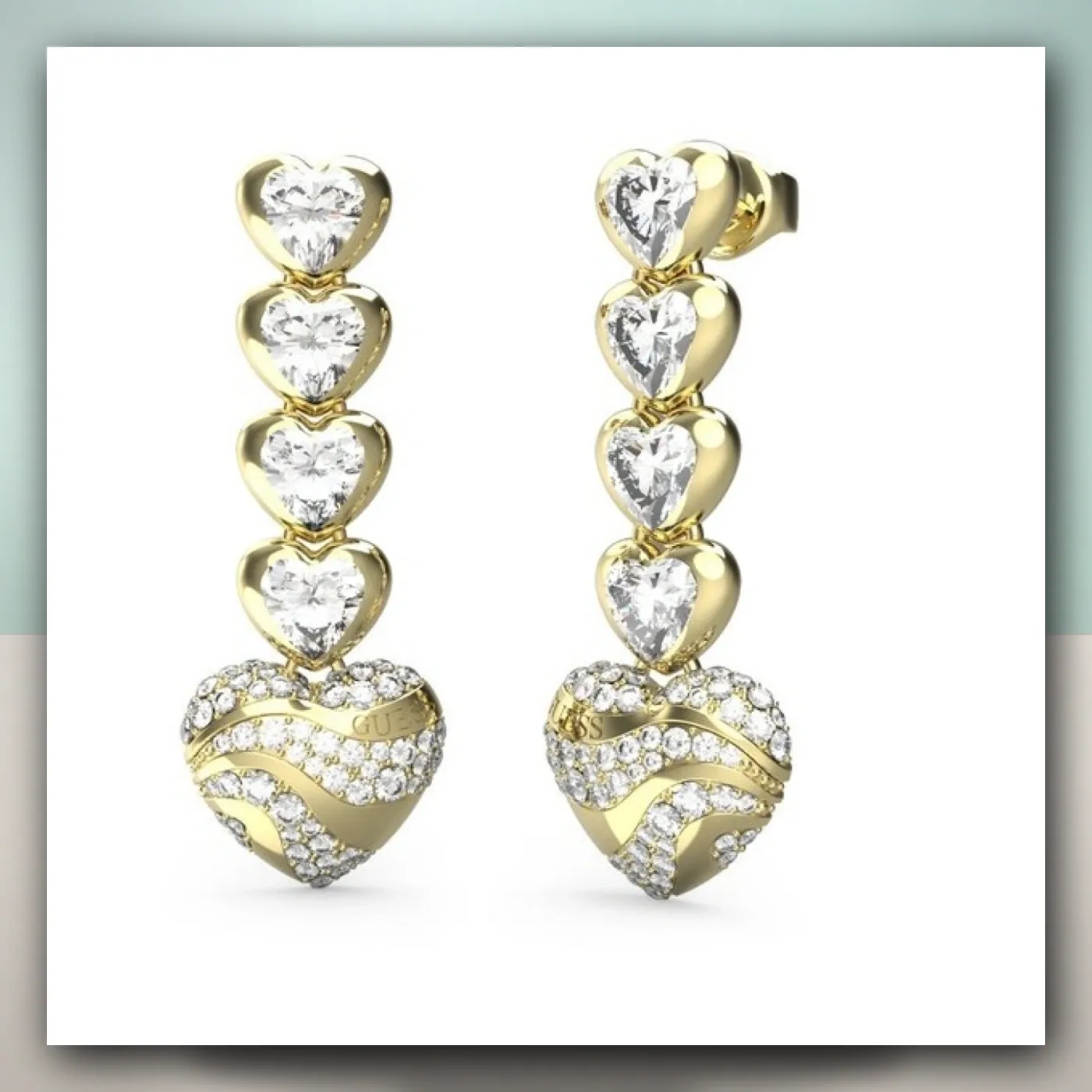 Naušnice Guess JUBE04493JWYGT/U
