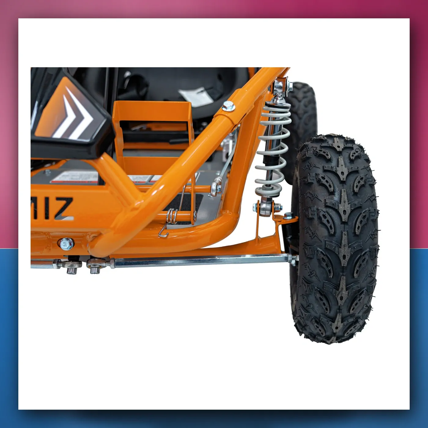 Auto na akumulator Gokart Električni MAIGHTY narančasti - slika 1