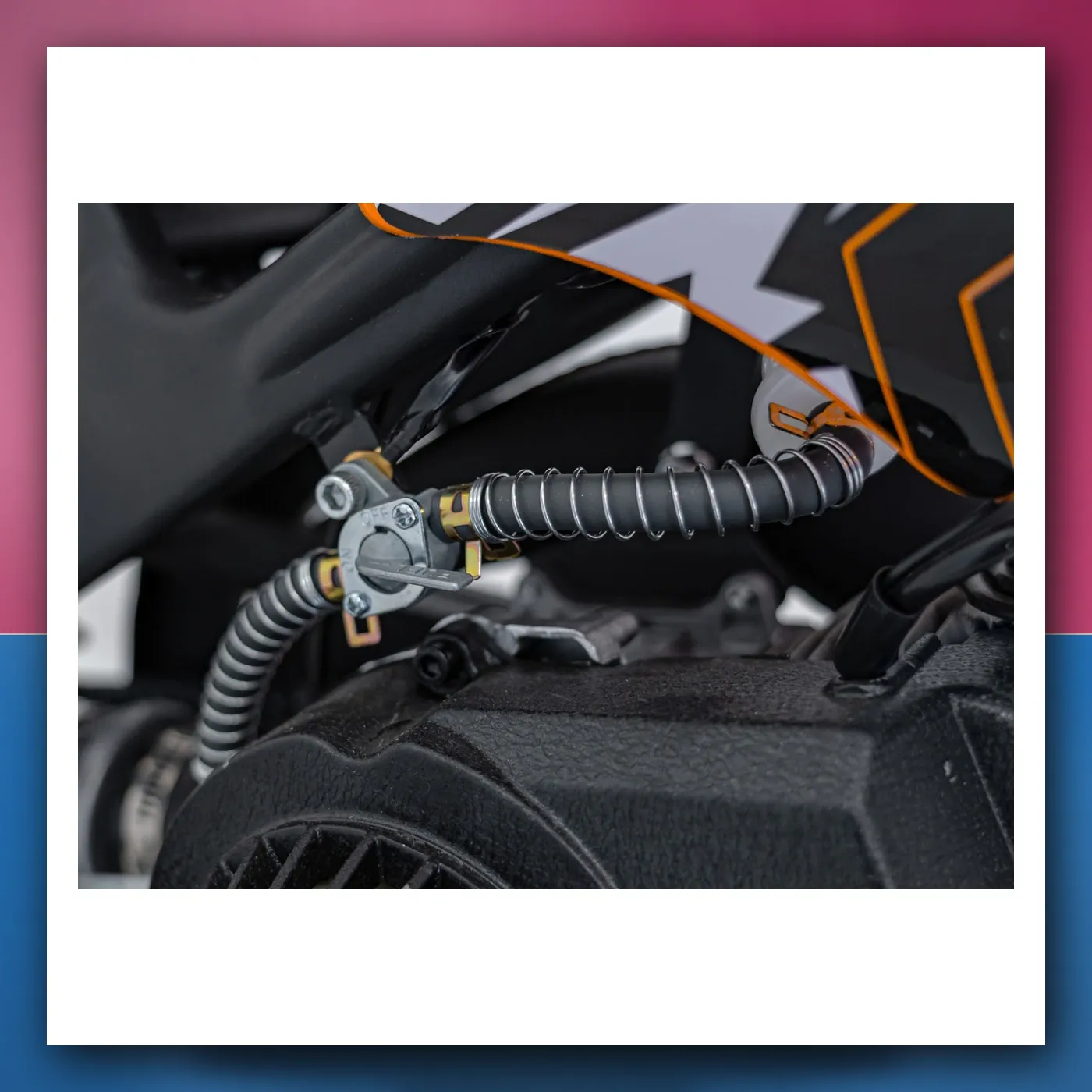 Motor na akumulator Motorni 49CC STORM narančasti - slika 1