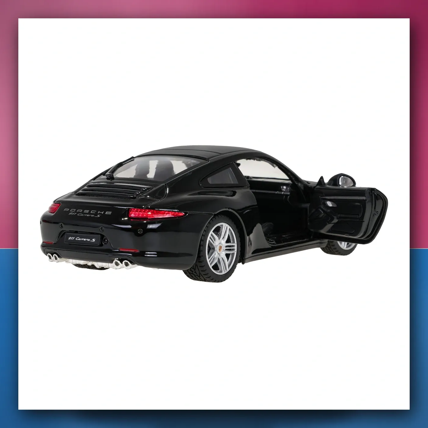 Metalni automobil Porsche 911 1:24 crni RASTAR