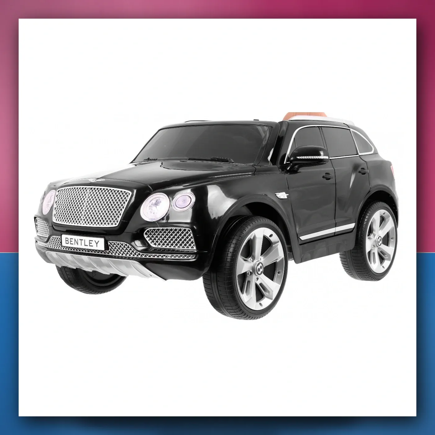 Auto na akumulator Bentley Bentayga za djecu crni - slika 1