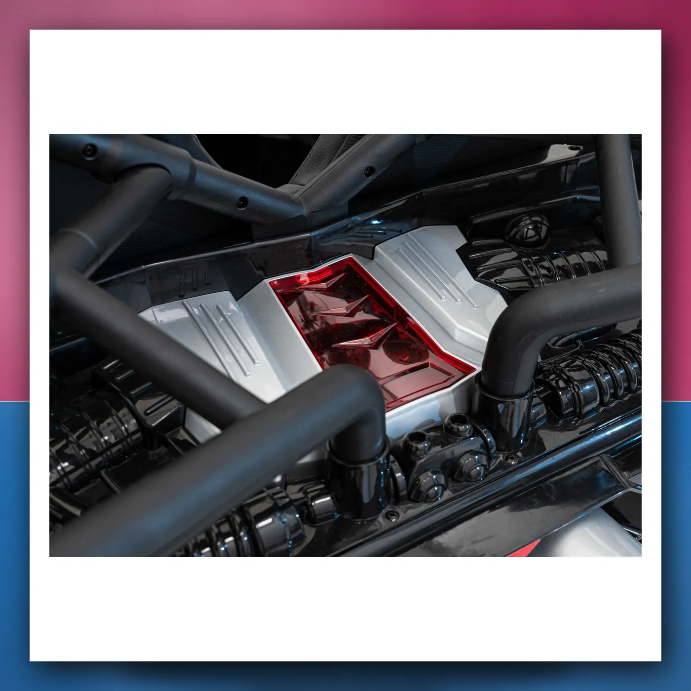 Auto Buggy Trkački 5 na akumulator za djecu - crni + Motori 2x200W + Daljinski upravljač + Audio + LED + Lagani Start - slika 1