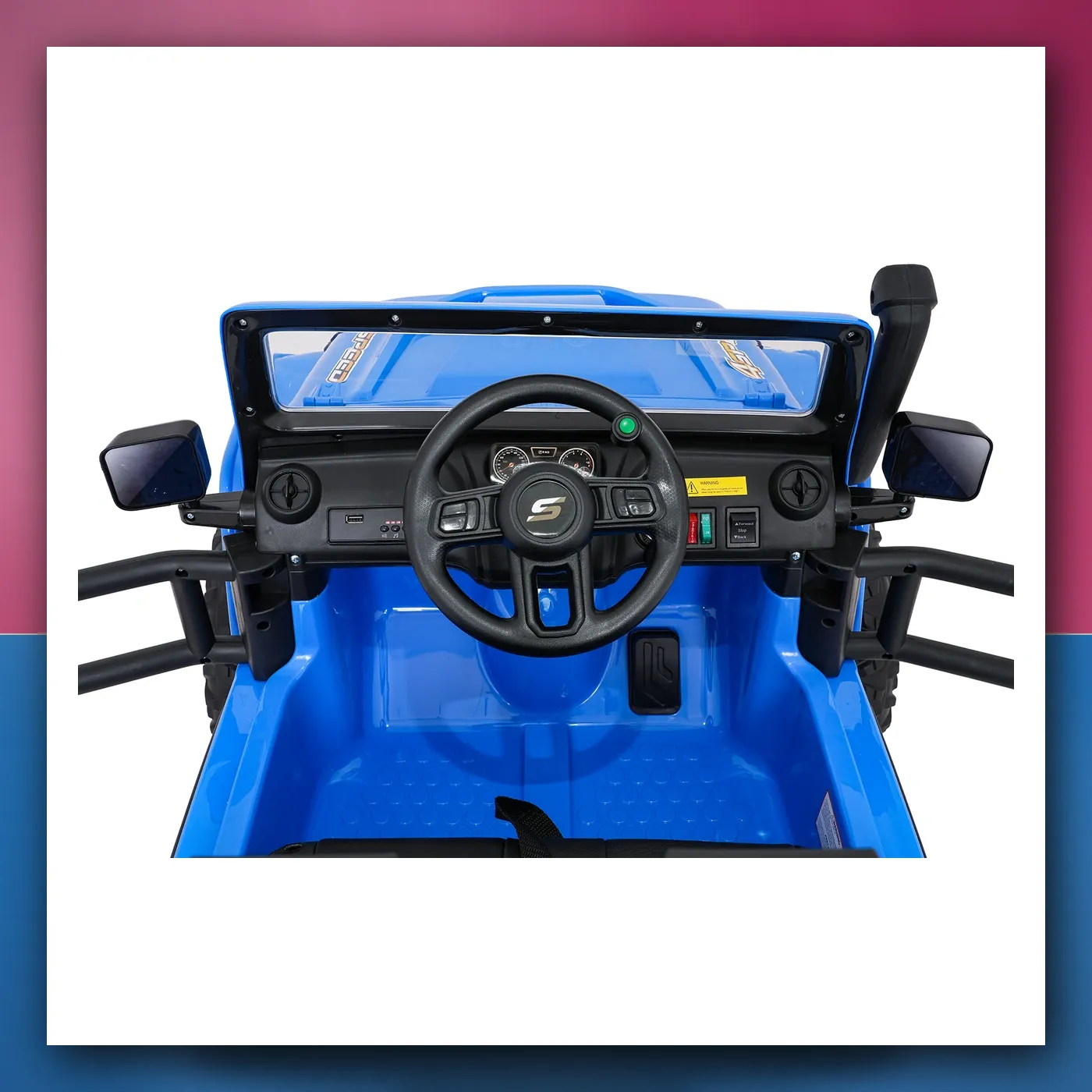 Auto na akumulator Jeep Monster plavi - slika 1