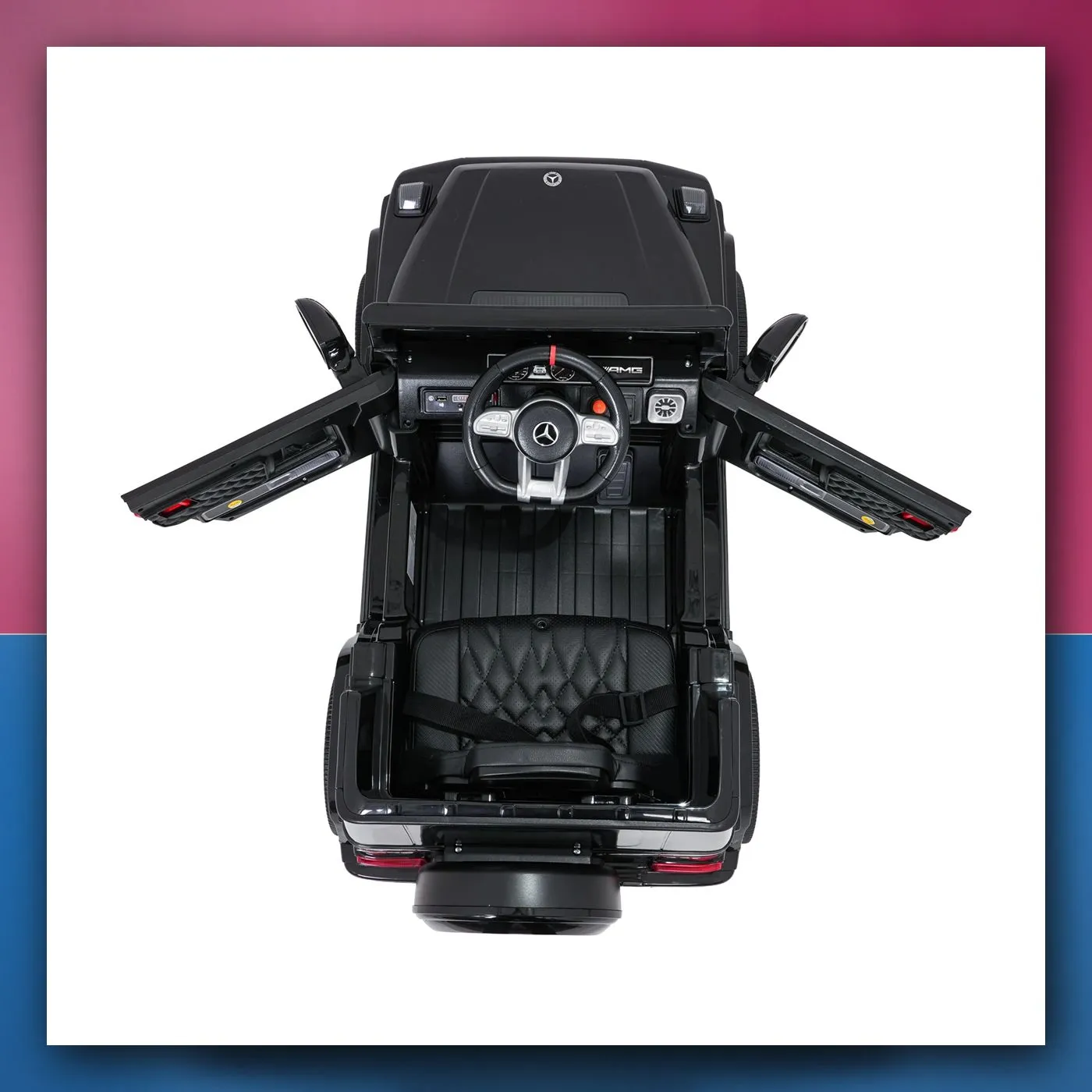 Auto na akumulator Mercedes G63 AMG LIFT crni - slika 1