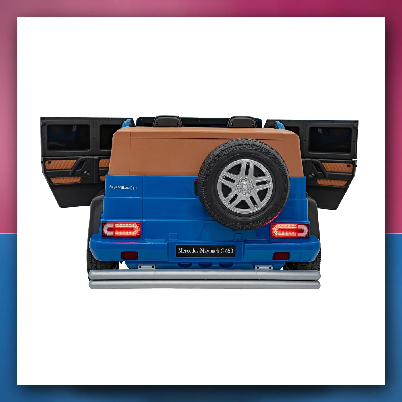 Auto na akumulator Mercedes Benz MAYBACH G650 STRONG plavi - slika 1
