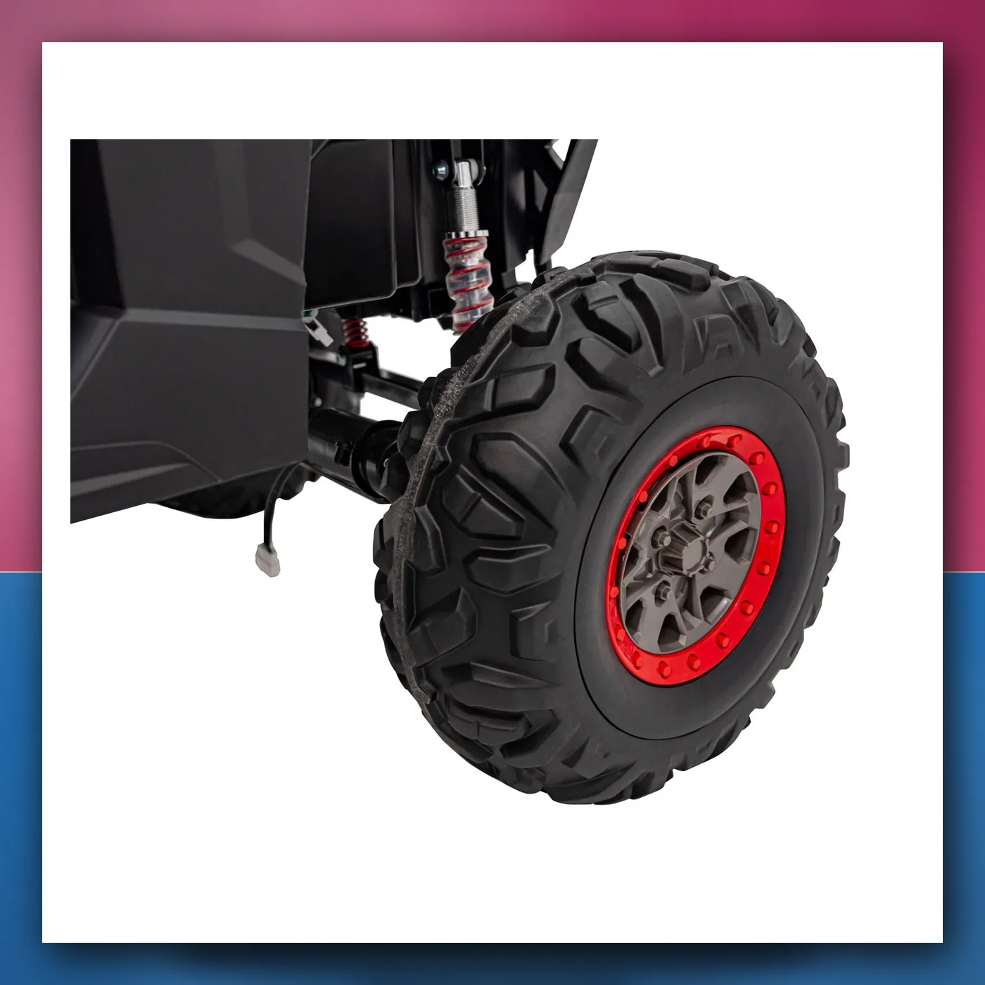 Buggy na akumulator UTV - MX 2000N crveni - slika 1