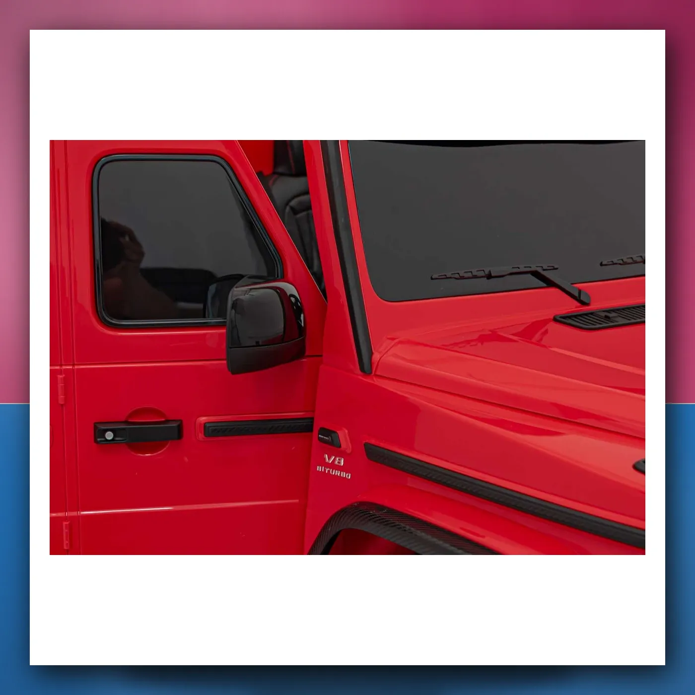 Auto na akumulator Mercedes Benz G63 AMG XXL STRONG crveni - slika 1