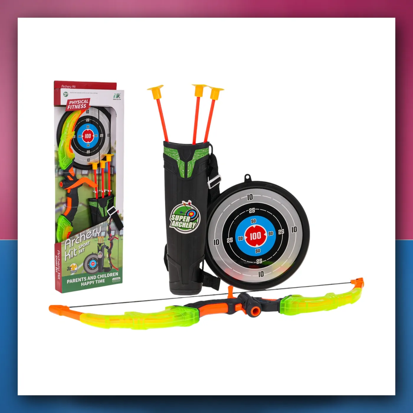 set Strijelca s torbicom za strijele + Dodaci - slika 1