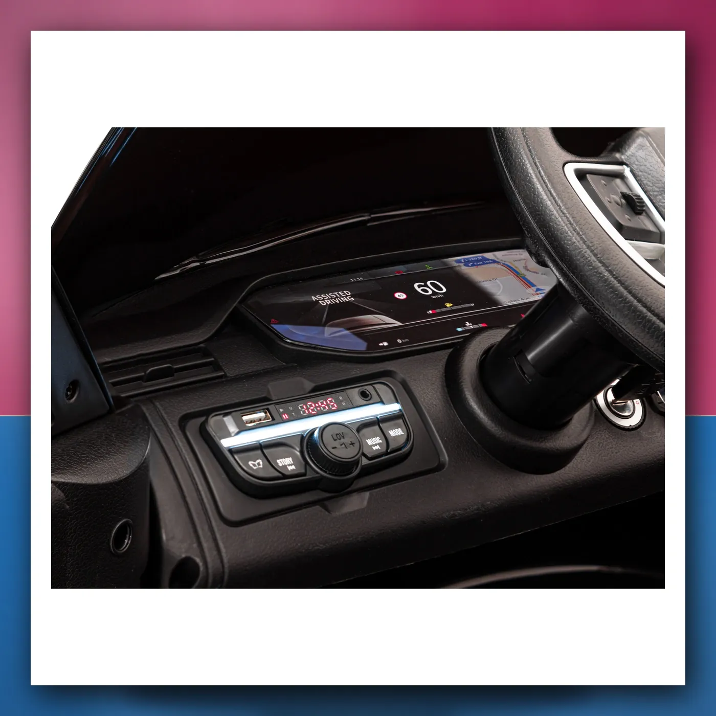 Auto na akumulator Range Rover SUV Lift crni - slika 1