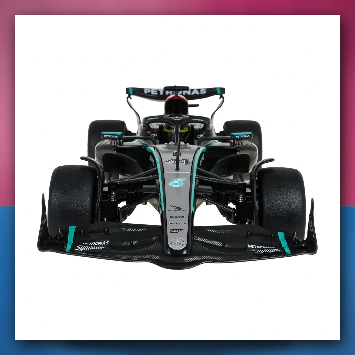 Bolid R / C 1: 12 Mercedes - AMG F1 W15 E Performance crni RASTAR - slika 1