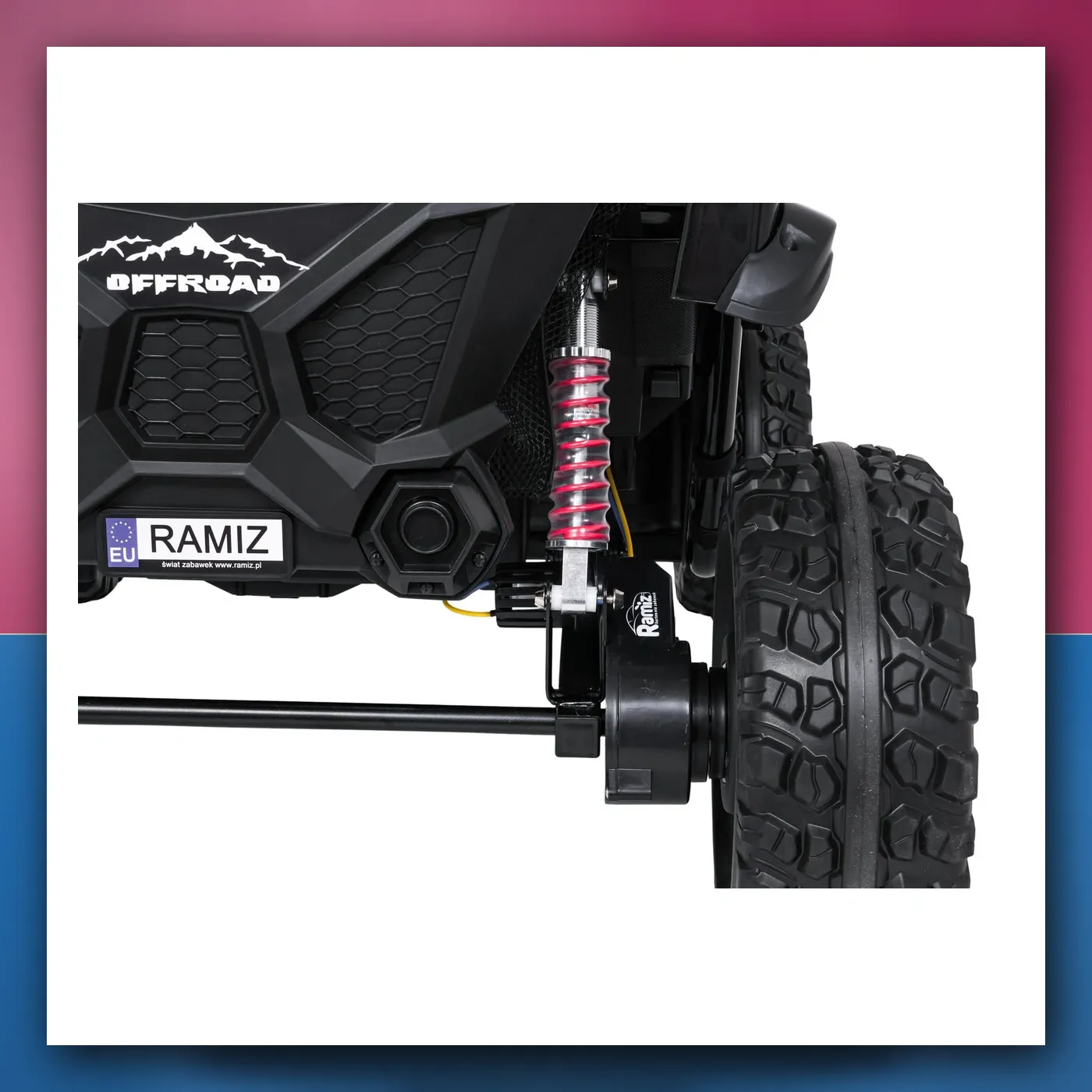 Auto na akumulator Terenski PASSION 4x4 bijeli - slika 1