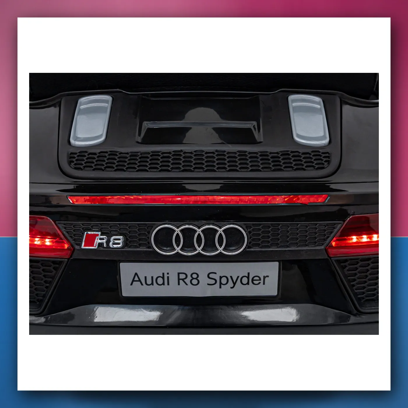 Audi R8 Policija na akumulator za djecu - + Daljinski upravljač + EVA + Lagani Start + MP3 + LED - slika 1