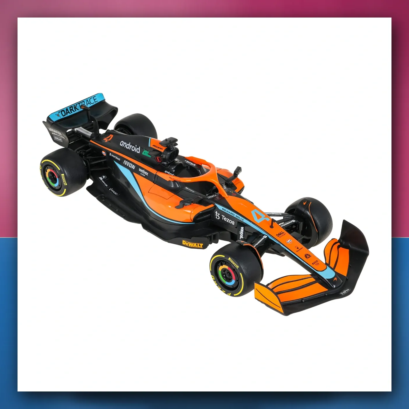 Metalni automobil McLaren F1 MCL36 1:24 narančasti RASTAR