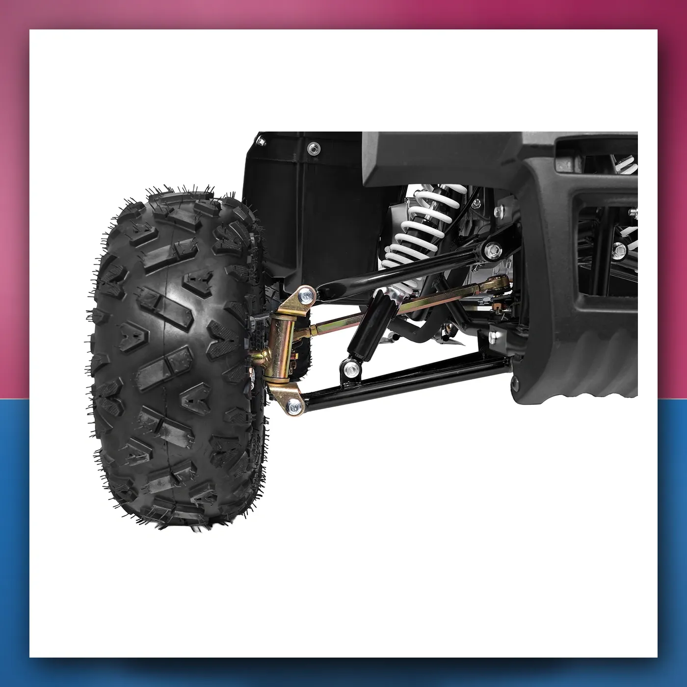 Četverocikl na akumulator Motorni WILDPEAK 110cc crni - slika 1