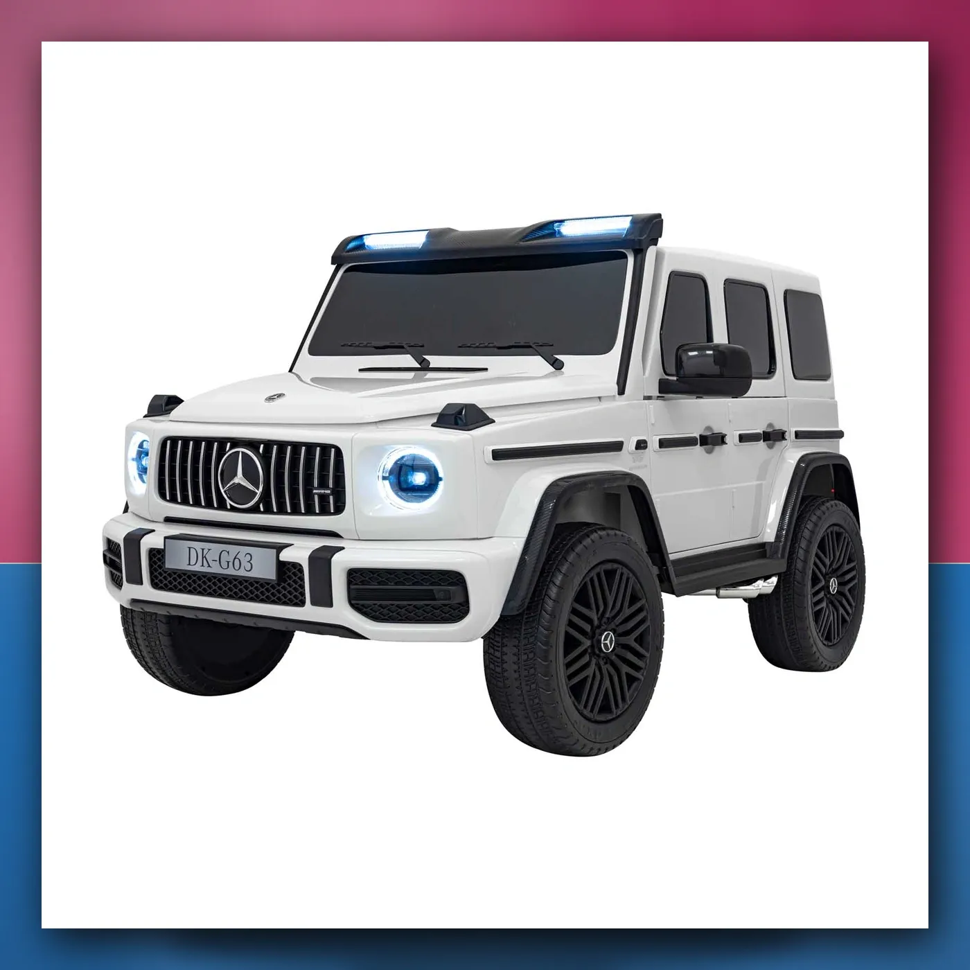 Auto na akumulator Mercedes Benz G63 AMG XXL STRONG bijeli - slika 1