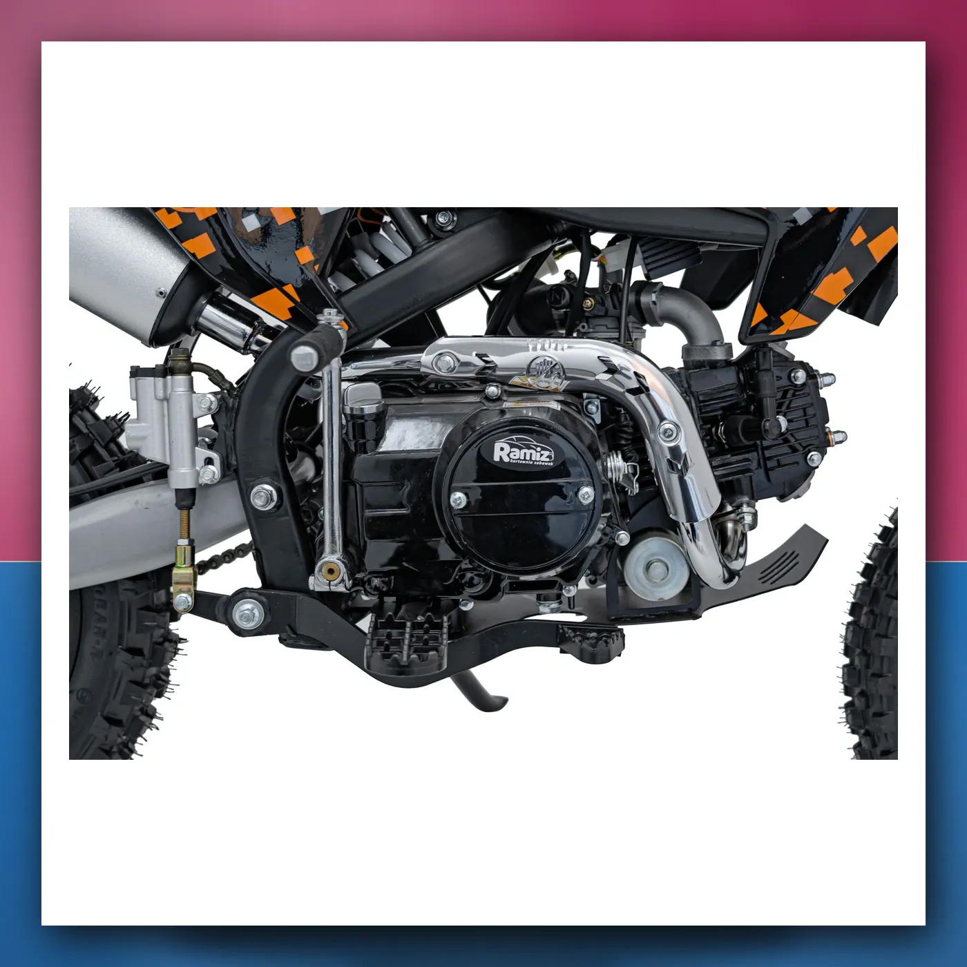 Motor na akumulator Motorni 110CM IMMORTAL narančasti Križ - slika 1