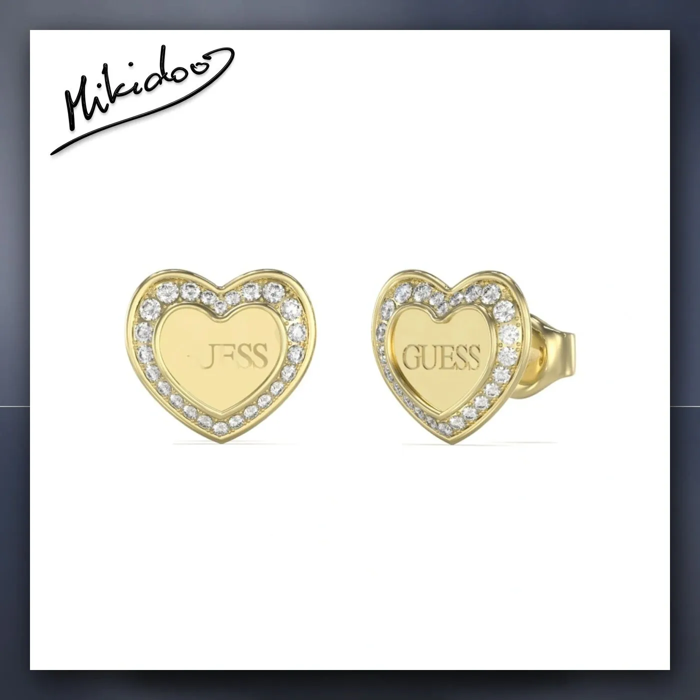 Naušnice Guess JUBE04035JWYGT/U