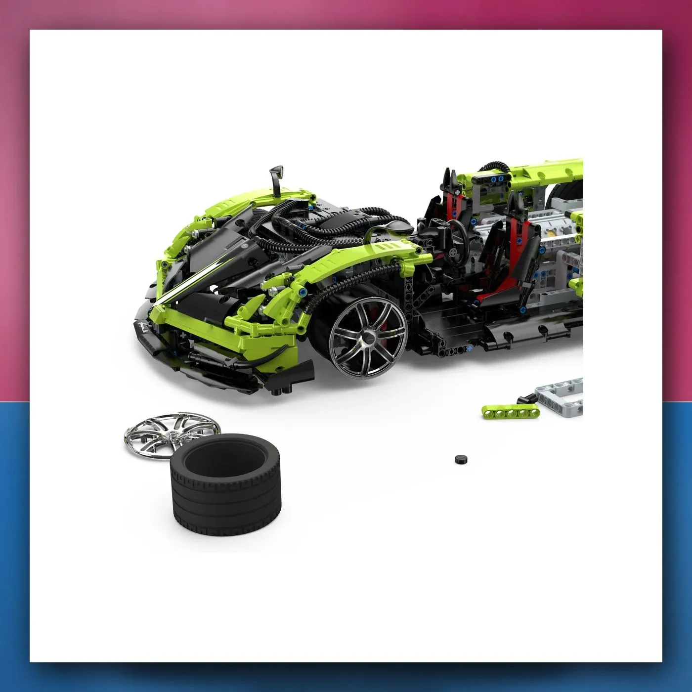 Kocke Pagani Huayra BC 1:8 zeleni RASTAR