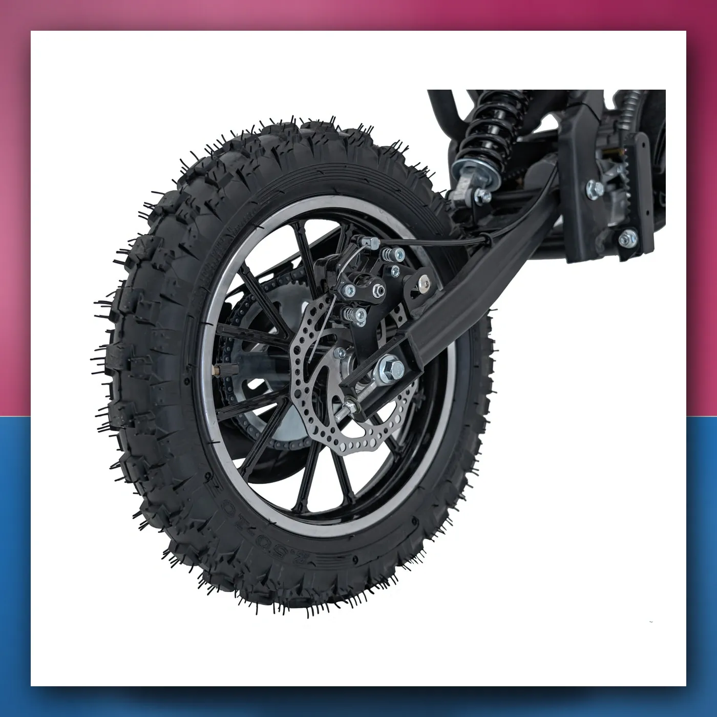 Motor na akumulator Motorni 49CC STORM crveni - slika 1