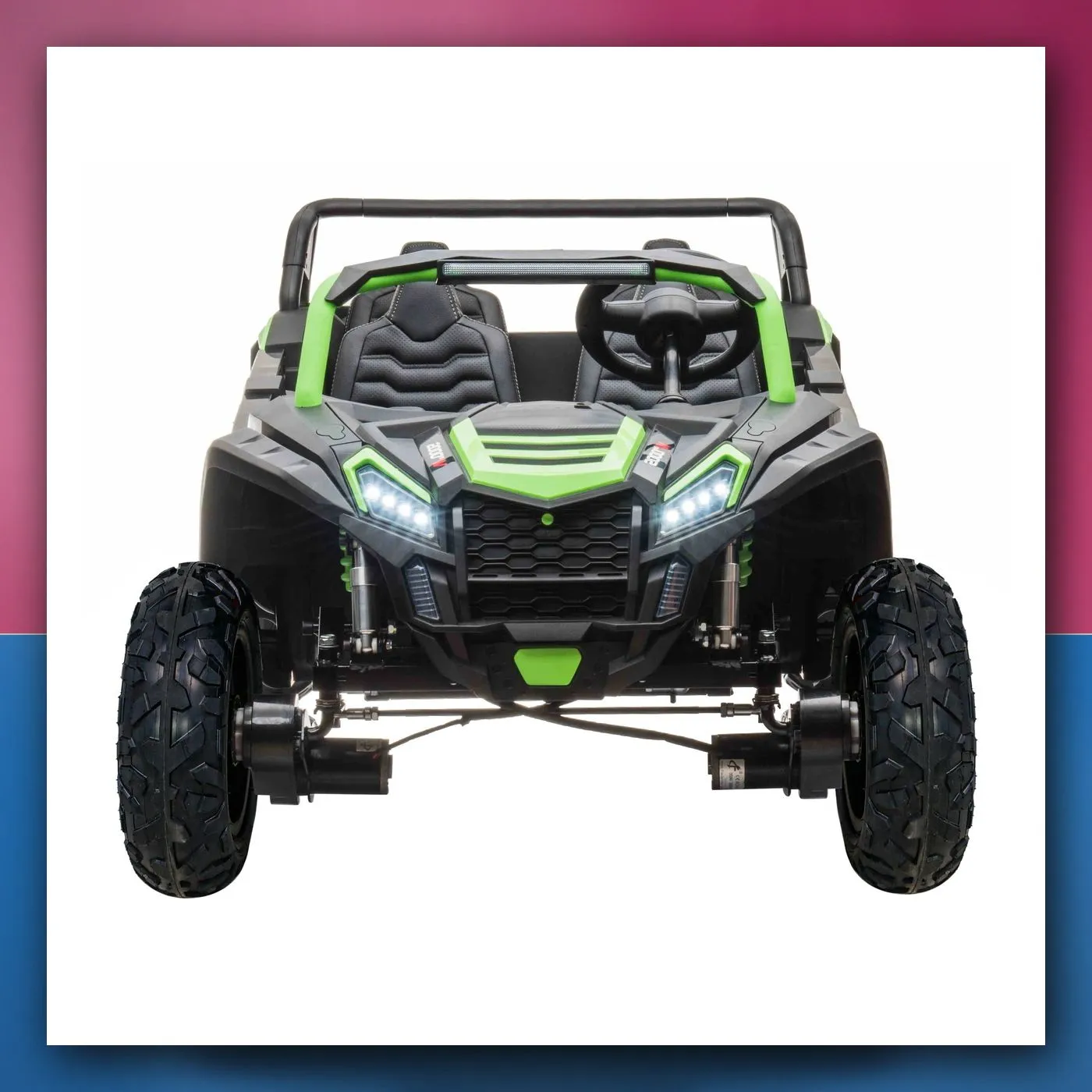 Buggy ATV RACING UTV2000 za 4 osobe na akumulator s Li-ion baterijom, zeleni