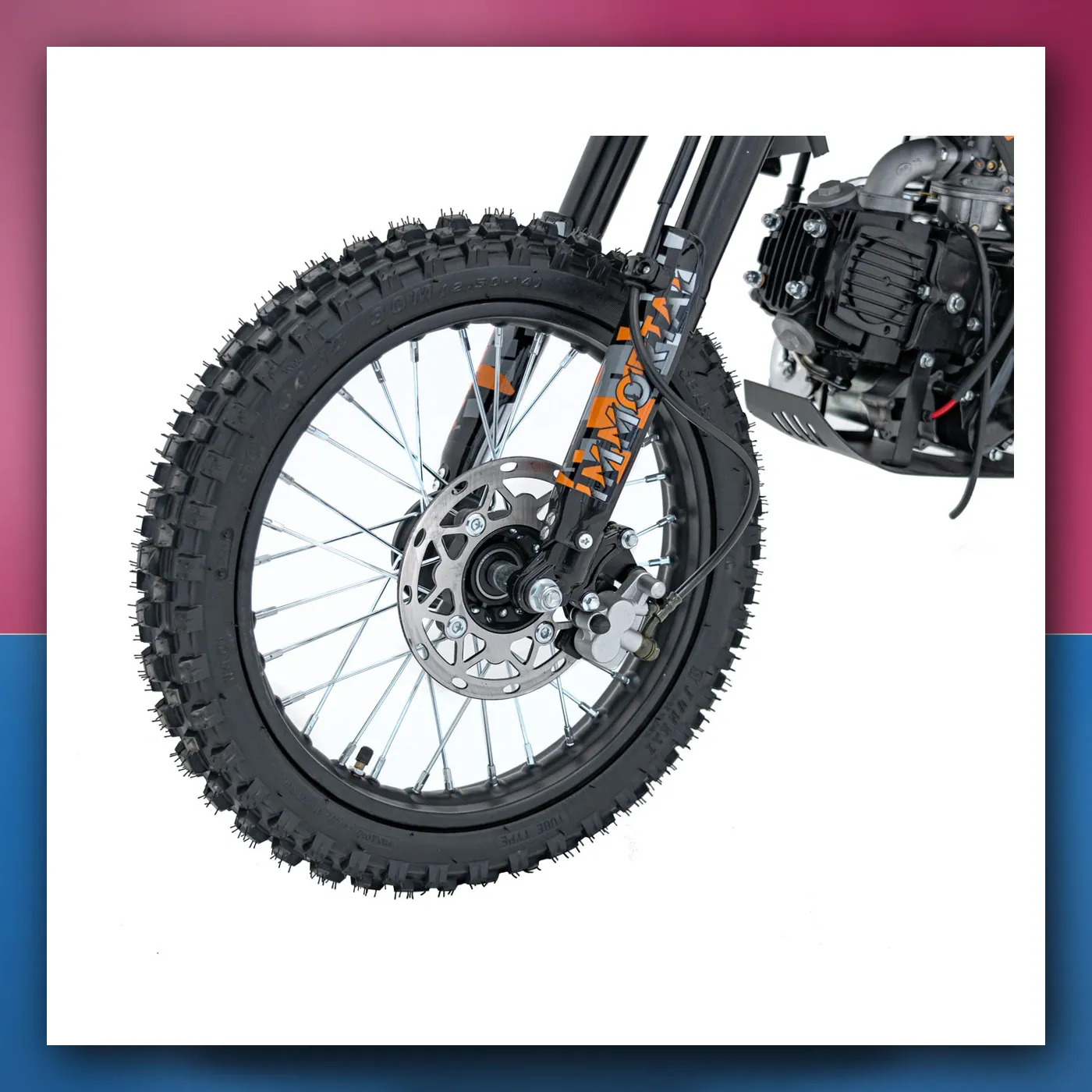Motor na akumulator Motorni 110CM IMMORTAL narančasti Križ - slika 1