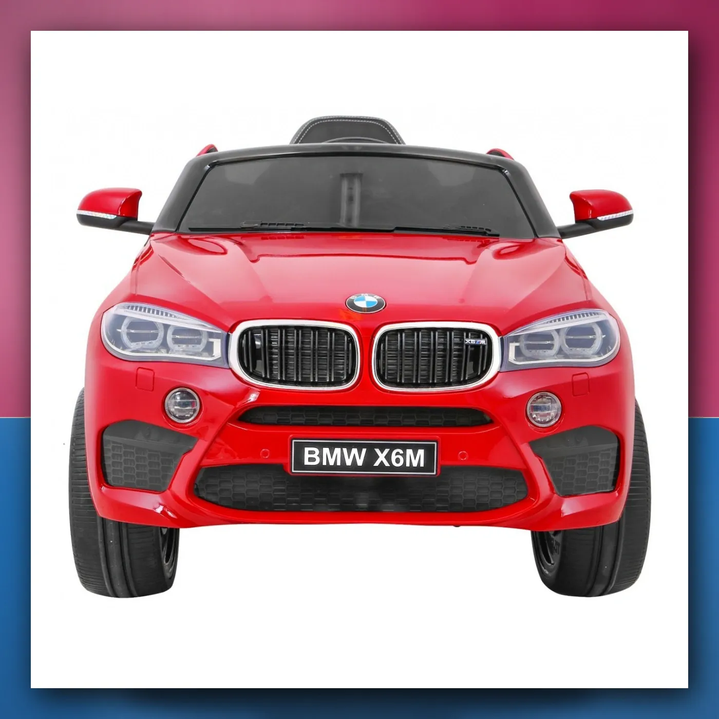BMW X6M Električne Mali auto za djecu, crveni SUV + Daljinski upravljač - slika 1