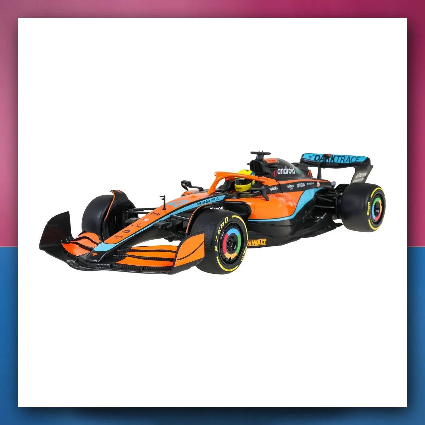 Bolid na daljinsko upravljanje McLaren F1 MCL36 1:12 narančasti RASTAR