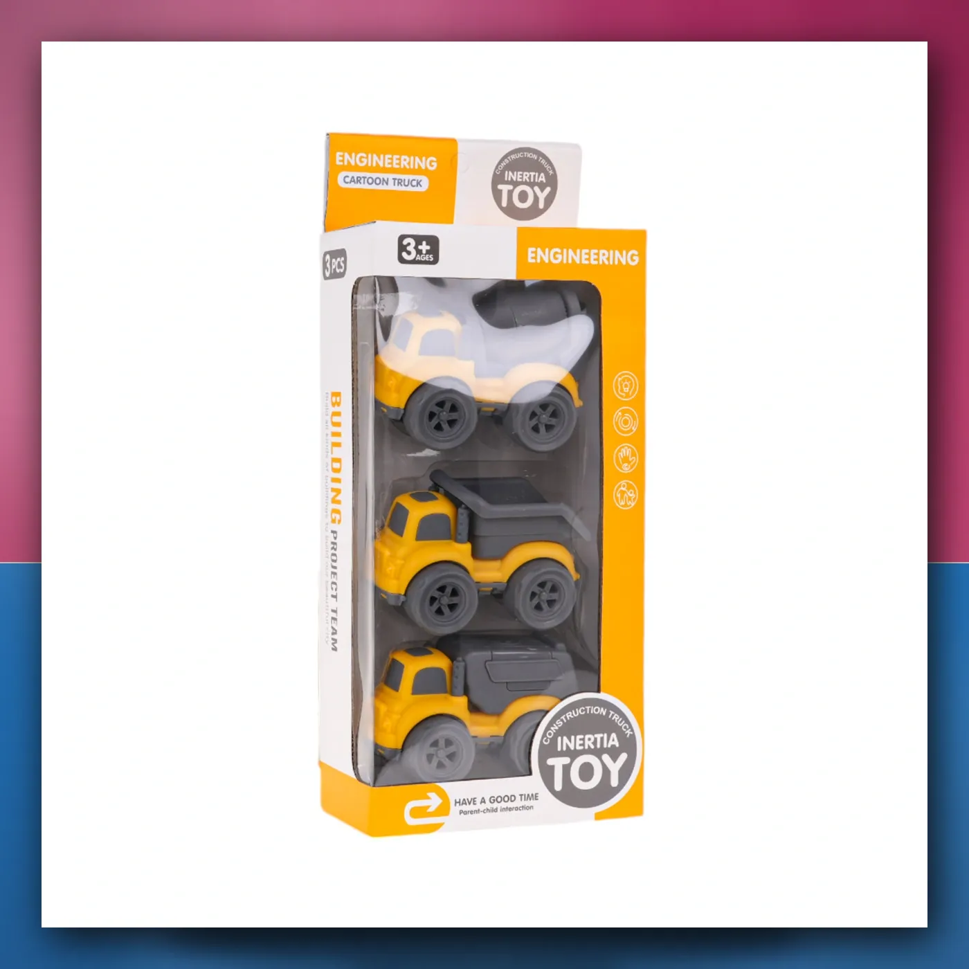 set Tri Auta građevinskih - slika 1