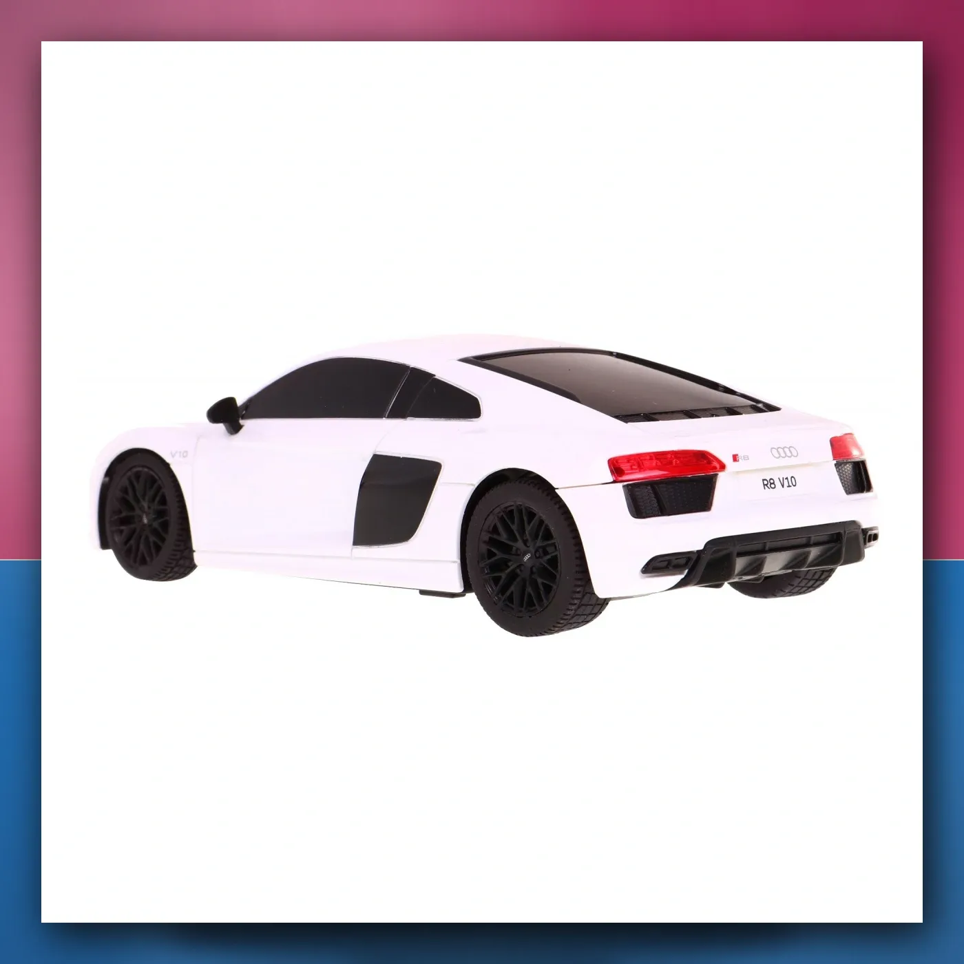 Audi R8 bijeli RASTAR model 1:24 autić na daljinsko upravljanje + daljinski upravljač 2,4 GHz - slika 1