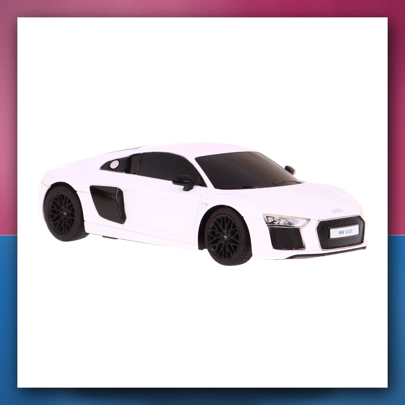 Audi R8 bijeli RASTAR model 1:24 autić na daljinsko upravljanje + daljinski upravljač 2,4 GHz - slika 1