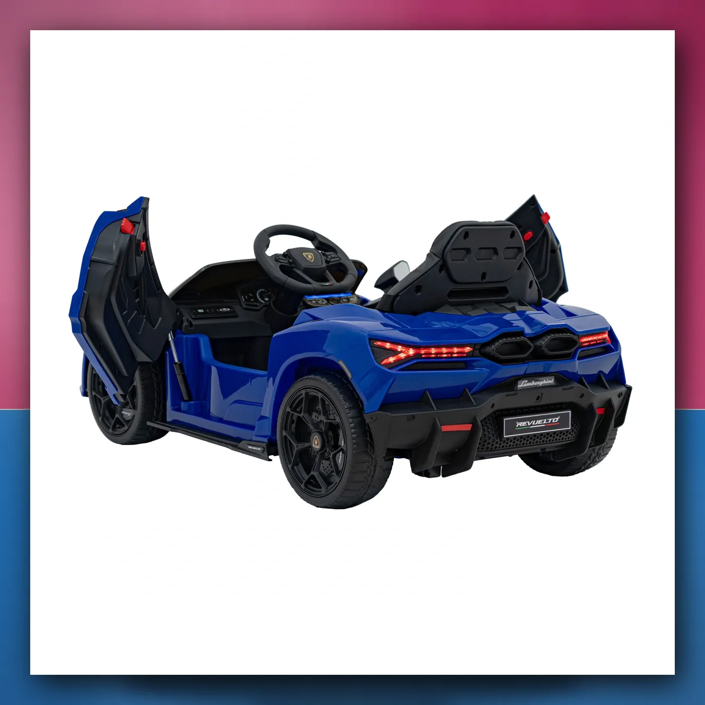 Auto na akumulator Lamborghini Revuelto plavi - slika 1