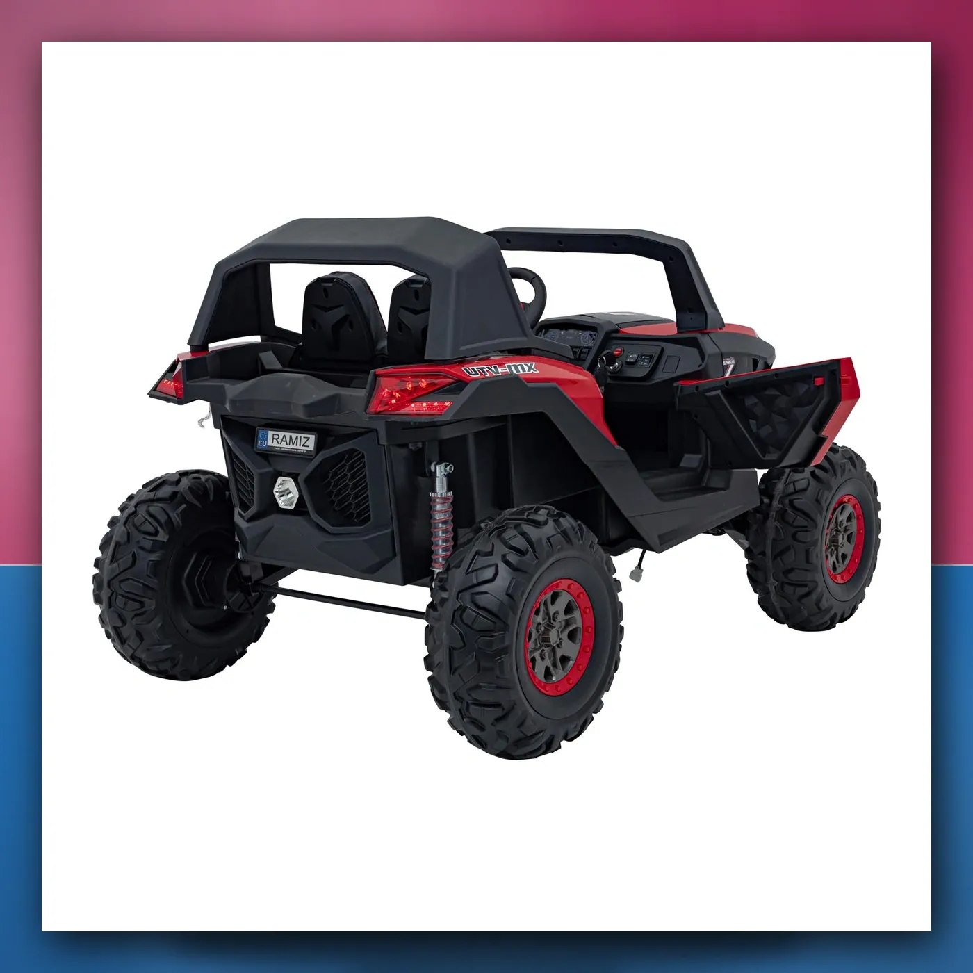 Buggy na akumulator UTV - MX 2000N crveni - slika 1