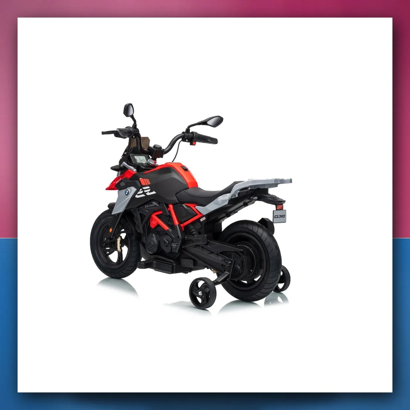 Motocikl na akumulator BMW G310GS crveni - slika 1