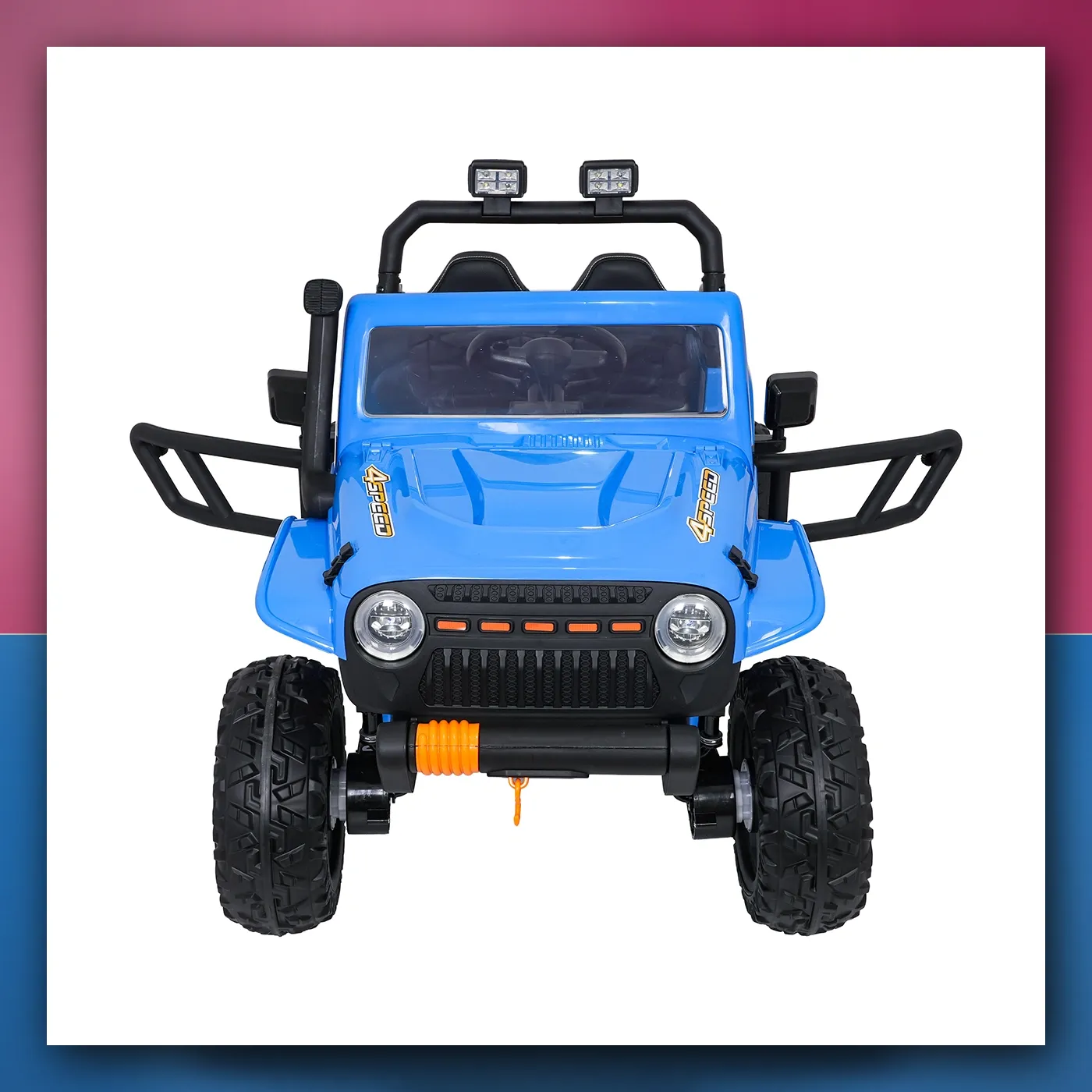 Auto na akumulator Jeep Monster plavi - slika 1