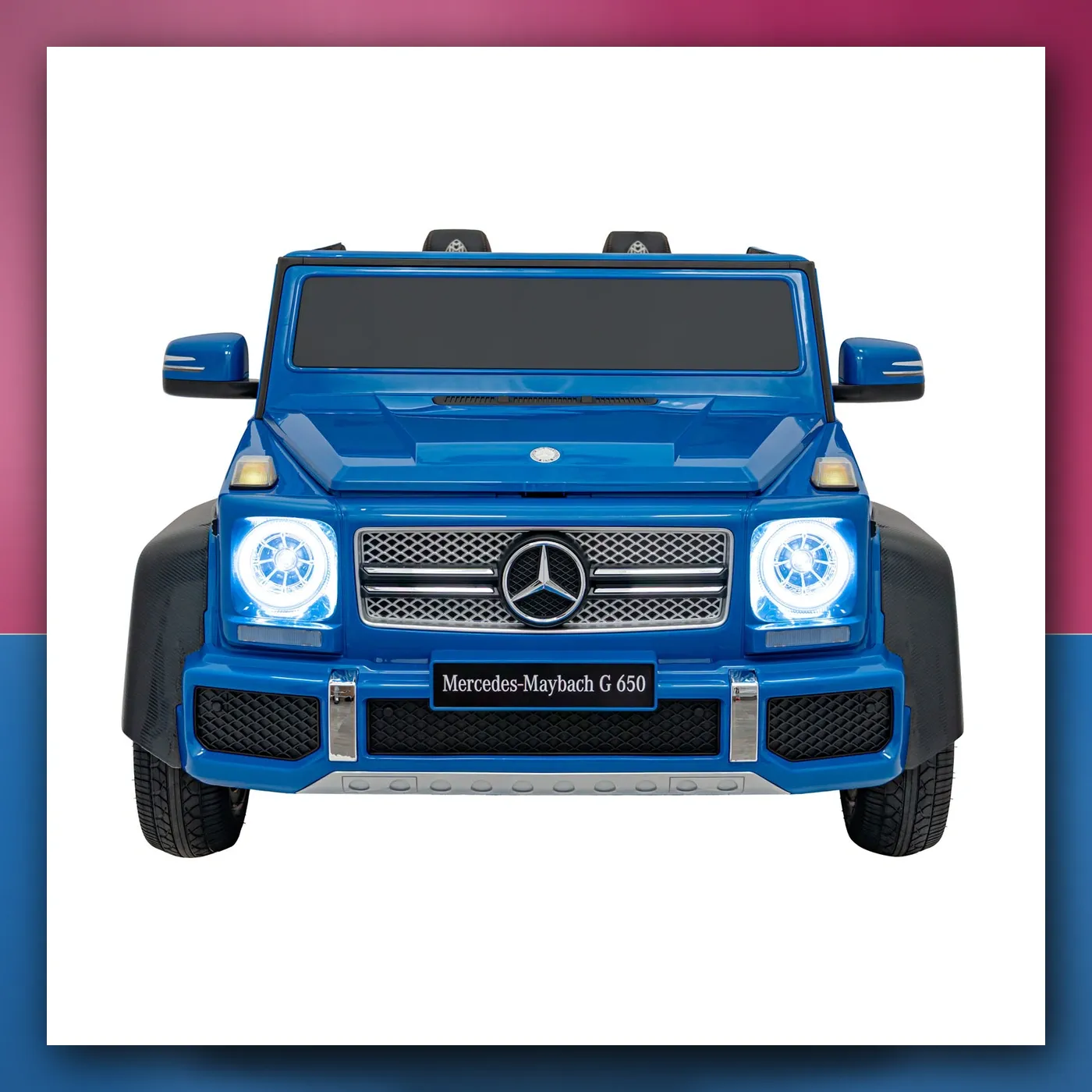 Auto na akumulator Mercedes Benz MAYBACH G650 STRONG plavi - slika 1