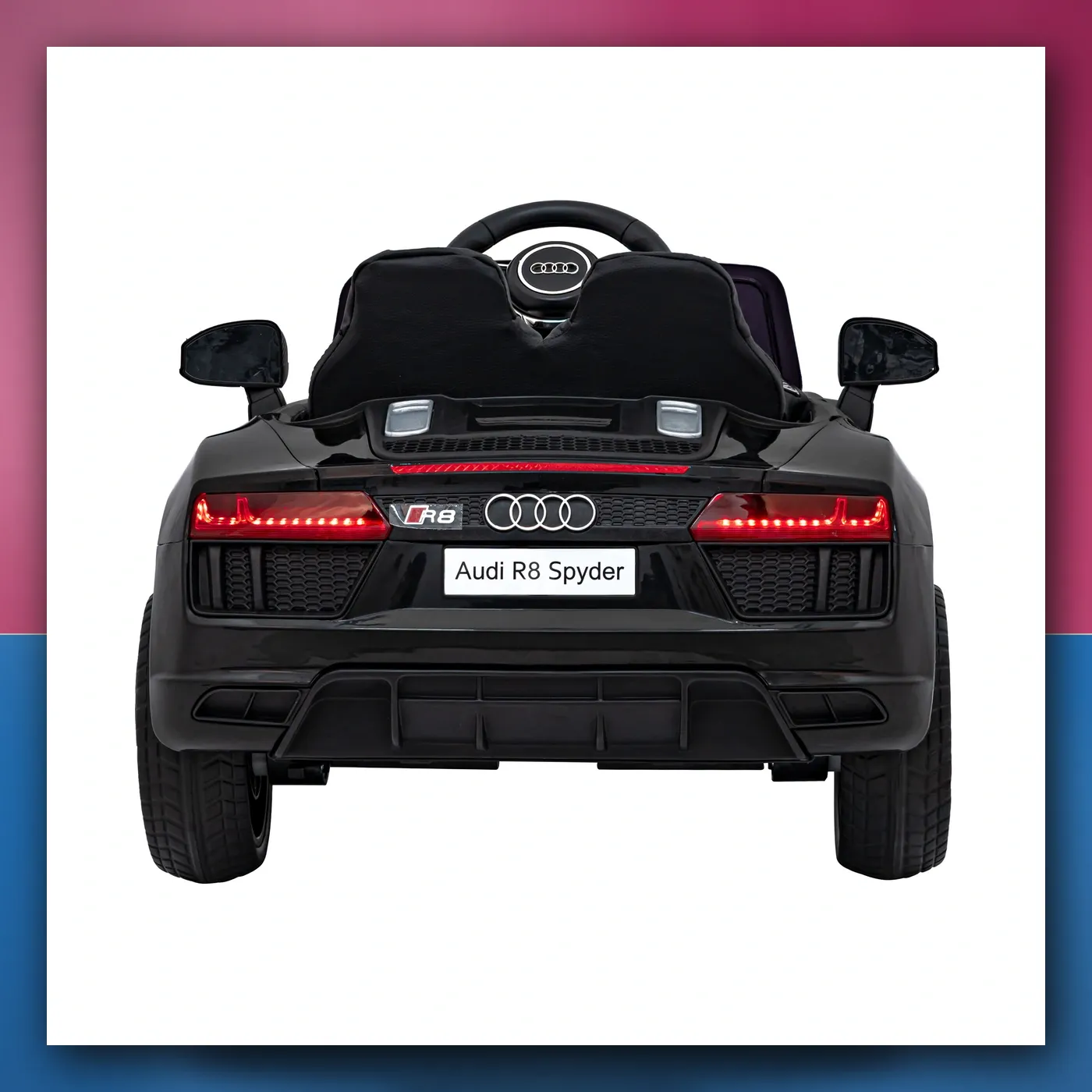 Audi R8 Policija na akumulator za djecu - + Daljinski upravljač + EVA + Lagani Start + MP3 + LED - slika 1