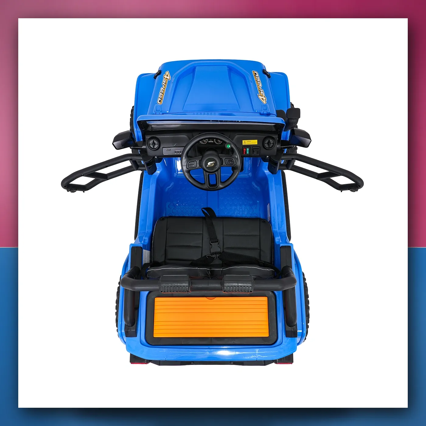 Auto na akumulator Jeep Monster plavi - slika 1