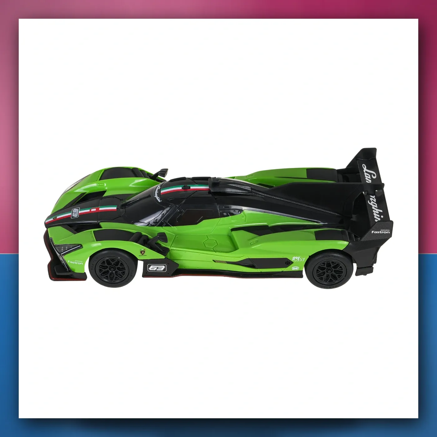 Automobil na daljinsko upravljanje Lamborghini SC63 1:24 zeleni RASTAR - slika 1