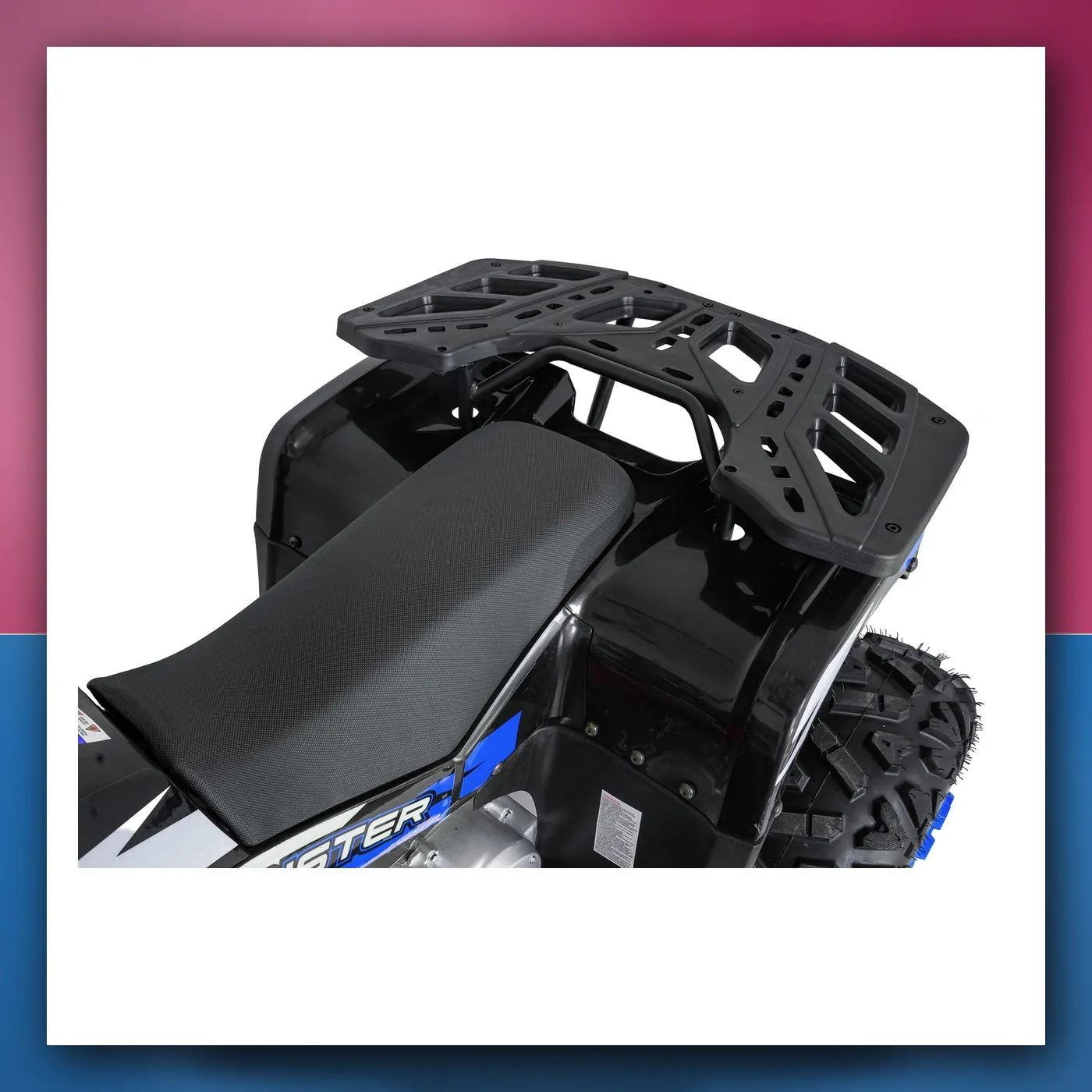 Četverocikl na akumulator Motorni 200CC MONSTER plavi - slika 1